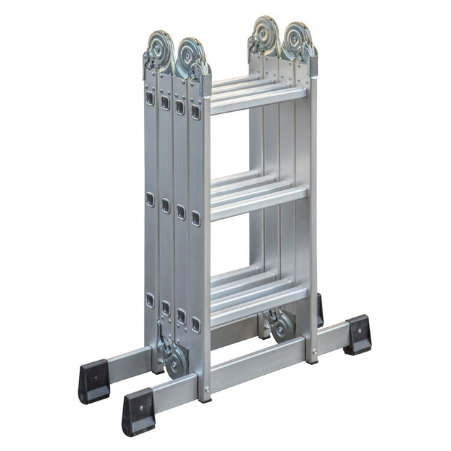 Escalo Vouwladder Multifold 4-IN-1 + Platform - Doika - Ladders en Stellingen - Practo Home - 5414045026454 - LPS12PI