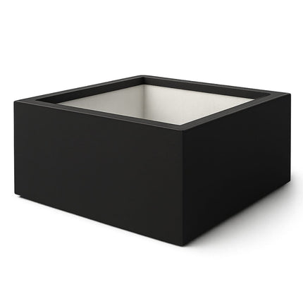 GARDRA Polyester plantenbak 100x100x40 cm - Gitzwart (RAL 9005) - Doika - Plantenbak - GARDRA -  - DOIKA-AP-06.3-RAL-9005
