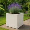 GARDRA Polyester plantenbak 100x100x80 cm - Zuiver Wit (RAL 9010) - Doika - Plantenbak - GARDRA -  - DOIKA-AP-06.1-RAL-9010