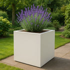 GARDRA Polyester plantenbak 100x100x80 cm - Zuiver Wit (RAL 9010) - Doika - Plantenbak - GARDRA -  - DOIKA-AP-06.1-RAL-9010