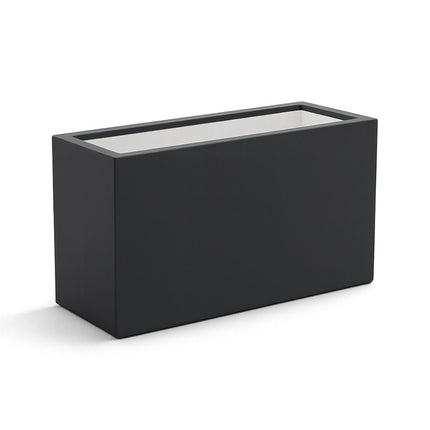 GARDRA Polyester plantenbak 100x30x50 cm - Zwartgrijs (RAL 7021) - Doika - Plantenbak - GARDRA -  - DOIKA-BP-33-RAL-7021