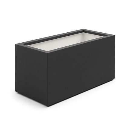 GARDRA Polyester plantenbak 100x40x40 cm - Zwartgrijs (RAL 7021) - Doika - Plantenbak - GARDRA -  - DOIKA-BP-06-RAL-7021