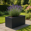 GARDRA Polyester plantenbak 100x40x40 cm - Zwartgrijs (RAL 7021) - Doika - Plantenbak - GARDRA -  - DOIKA-BP-06-RAL-7021