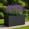 GARDRA Polyester plantenbak 100x50x50 cm - Zwartgrijs (RAL 7021) - Doika - Plantenbak - GARDRA -  - DOIKA-BP-07-RAL-7021