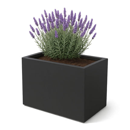 GARDRA Polyester plantenbak 100x75x80 cm - Zwartgrijs (RAL 7021) - Doika - Plantenbak - GARDRA -  - DOIKA-BP-36-RAL-7021