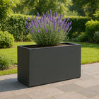 GARDRA Polyester plantenbak 110x30x67 cm - Zwartgrijs (RAL 7021) - Doika - Plantenbak - GARDRA -  - DOIKA-BP-30-RAL-7021