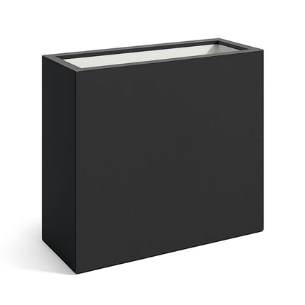 GARDRA Polyester plantenbak 110x40x110 cm - Zwartgrijs (RAL 7010) - Doika - Plantenbak - GARDRA -  - DOIKA-BP-16-RAL-7010