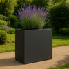 GARDRA Polyester plantenbak 110x40x110 cm - Zwartgrijs (RAL 7010) - Doika - Plantenbak - GARDRA -  - DOIKA-BP-16-RAL-7010