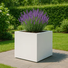 GARDRA Polyester plantenbak 120x120x100 cm - Zuiver Wit (RAL 9010) - Doika - Plantenbak - GARDRA -  - DOIKA-AP-07.1-RAL-9010
