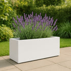 GARDRA Polyester plantenbak 120x30x40 cm - Zuiver Wit (RAL 9010) - Doika - Plantenbak - GARDRA -  - DOIKA-BP-11-RAL-9010