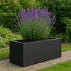 GARDRA Polyester plantenbak 120x40x40 cm - Zwartgrijs (RAL 7021) - Doika - Plantenbak - GARDRA -  - DOIKA-BP-43-RAL-7021