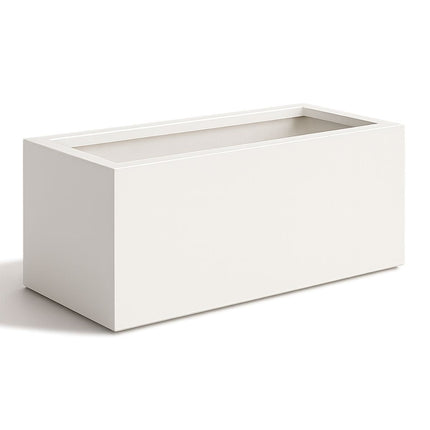 GARDRA Polyester plantenbak 120x40x50 cm - Zuiver Wit (RAL 9010) - Doika - Plantenbak - GARDRA -  - DOIKA-BP-37-RAL-9010