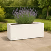 GARDRA Polyester plantenbak 120x40x50 cm - Zuiver Wit (RAL 9010) - Doika - Plantenbak - GARDRA -  - DOIKA-BP-37-RAL-9010