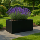 GARDRA Polyester plantenbak 120x50x60 cm - Gitzwart (RAL 9005) - Doika - Plantenbak - GARDRA -  - DOIKA-BP-01-9005