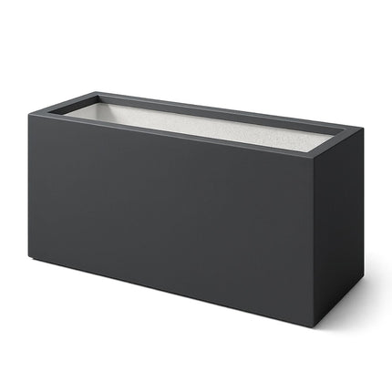 GARDRA Polyester plantenbak 120x50x60 cm - Zwartgrijs (RAL 7021) - Doika - Plantenbak - GARDRA -  - DOIKA-BP-01-7021