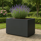 GARDRA Polyester plantenbak 125x65x70 cm - Zwartgrijs (RAL 7021) - Doika - Plantenbak - GARDRA -  - DOIKA-BP-39-RAL-7021