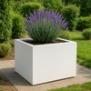 GARDRA Polyester plantenbak 140x140x100 cm - Zuiver Wit (RAL 9010) - Doika - Plantenbak - GARDRA -  - DOIKA-AP-11-RAL-9010