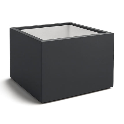 GARDRA Polyester plantenbak 140x140x100 cm - Zwartgrijs (RAL 7021) - Doika - Plantenbak - GARDRA -  - DOIKA-AP-11-RAL-7021
