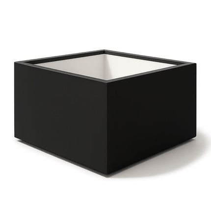 GARDRA Polyester plantenbak 140x140x60 cm - Gitzwart (RAL 9005) - Doika - Plantenbak - GARDRA -  - DOIKA-AP-13-RAL-9005