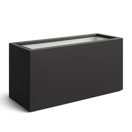GARDRA Polyester plantenbak 147x60x80 cm - Zwartgrijs (RAL 7021) - Doika - Plantenbak - GARDRA -  - DOIKA-BP-21-RAL-7021