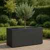 GARDRA Polyester plantenbak 147x60x80 cm - Zwartgrijs (RAL 7021) - Doika - Plantenbak - GARDRA -  - DOIKA-BP-21-RAL-7021