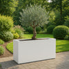 GARDRA Polyester plantenbak 150x25x80 cm - Zuiver Wit (RAL 9010) - Doika - Plantenbak - GARDRA -  - DOIKA-BP-5.1-RAL-9010