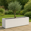 GARDRA Polyester plantenbak 150x40x40 cm - Zuiver Wit (RAL 9010) - Doika - Plantenbak - GARDRA -  - DOIKA-BP-44-RAL-9010