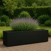 GARDRA Polyester plantenbak 150x50x40 cm - Gitzwart (RAL 9005) - Doika - Plantenbak - GARDRA -  - DOIKA-BP-2.1-RAL-9005