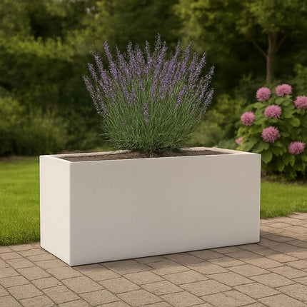 GARDRA Polyester plantenbak 150x50x60 cm - Zuiver Wit (RAL 9010) - Doika - Plantenbak - GARDRA -  - DOIKA-BP-02 9010