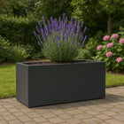 GARDRA Polyester plantenbak 150x50x60 cm - Zwartgrijs (RAL 7021) - Doika - Plantenbak - GARDRA -  - DOIKA-BP-02 7021