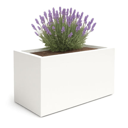 GARDRA Polyester plantenbak 150x75x85 cm - Zuiver Wit (RAL 9010) - Doika - Plantenbak - GARDRA -  - DOIKA-BP-18-RAL-9010