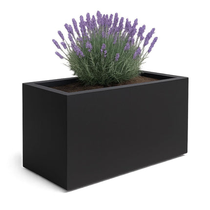 GARDRA Polyester plantenbak 150x75x85 cm - Zwartgrijs (RAL 7021) - Doika - Plantenbak - GARDRA -  - DOIKA-BP-18-RAL-7021