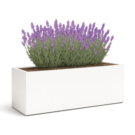 GARDRA Polyester plantenbak 158x45x52.5 cm - Zuiver Wit (RAL 9010) - Doika - Plantenbak - GARDRA -  - DOIKA-BP-53-RAL-9010