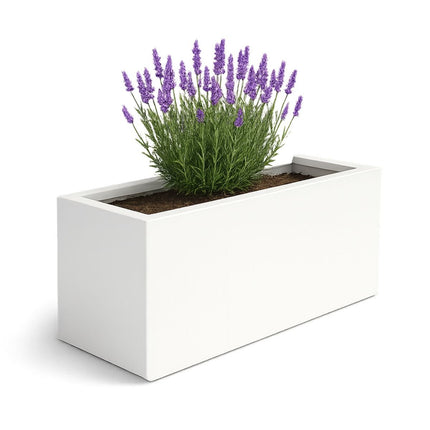 GARDRA Polyester plantenbak 162x60x70 cm - Zuiver Wit (RAL 9010) - Doika - Plantenbak - GARDRA -  - DOIKA-BP-26-RAL-9010
