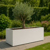 GARDRA Polyester plantenbak 180x60x70 cm - Zuiver Wit (RAL 9010) - Doika - Plantenbak - GARDRA -  - DOIKA-BP-27-RAL-9010