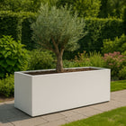 GARDRA Polyester plantenbak 180x60x70 cm - Zuiver Wit (RAL 9010) - Doika - Plantenbak - GARDRA -  - DOIKA-BP-27-RAL-9010