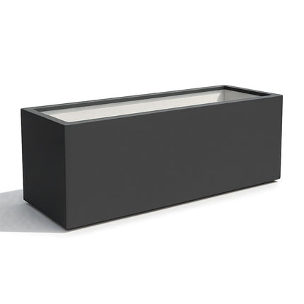 GARDRA Polyester plantenbak 180x60x70 cm - Zwartgrijs (RAL 7021) - Doika - Plantenbak - GARDRA -  - DOIKA-BP-27-RAL-7021