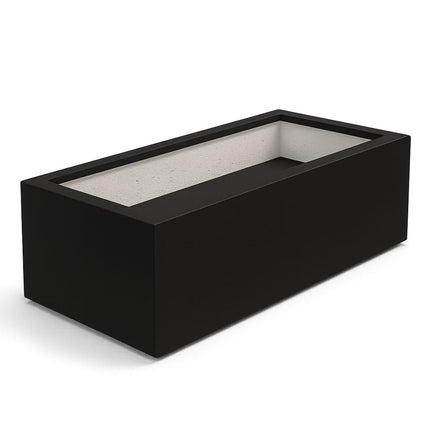 GARDRA Polyester plantenbak 180x88x32 cm - Gitzwart (RAL 9005) - Doika - Plantenbak - GARDRA -  - DOIKA-BP-12-RAL-9005