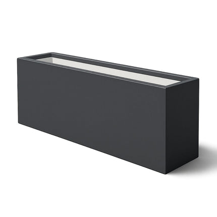 GARDRA Polyester plantenbak 200x30x60 cm - Zwartgrijs (RAL 7021) - Doika - Plantenbak - GARDRA -  - DOIKA-BP-20-RAL-7021