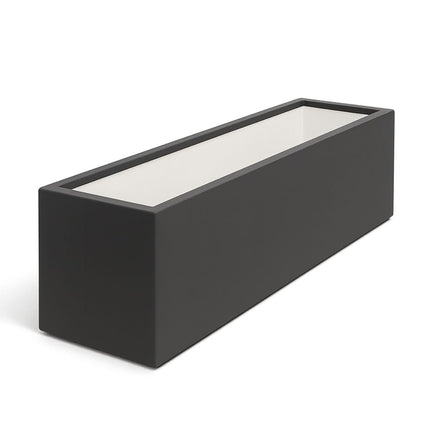 GARDRA Polyester plantenbak 200x40x40 cm - Zwartgrijs (RAL 7021) - Doika - Plantenbak - GARDRA -  - DOIKA-BP-31-RAL-7021