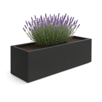 GARDRA Polyester plantenbak 200x50x60 cm - Zwartgrijs (RAL 7021) - Doika - Plantenbak - GARDRA -  - DOIKA-BP-03-RAL-7021
