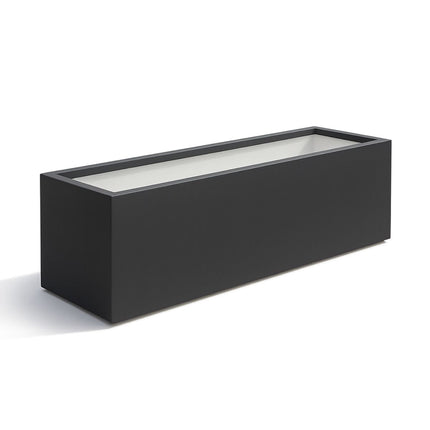 GARDRA Polyester plantenbak 200x50x60 cm - Zwartgrijs (RAL 7021) - Doika - Plantenbak - GARDRA -  - DOIKA-BP-03-RAL-7021