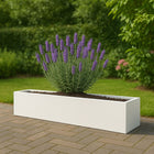 GARDRA Polyester plantenbak 208x30x20 cm - Zuiver Wit (RAL 9010) - Doika - Plantenbak - GARDRA -  - DOIKA-BP-10-RAL-9010