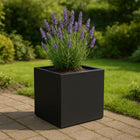 GARDRA Polyester plantenbak 40x40x40 cm - Gitzwart (RAL 9005) - Doika - Plantenbak - GARDRA -  - DOIKA-Ap-1-9005-RAL-9005