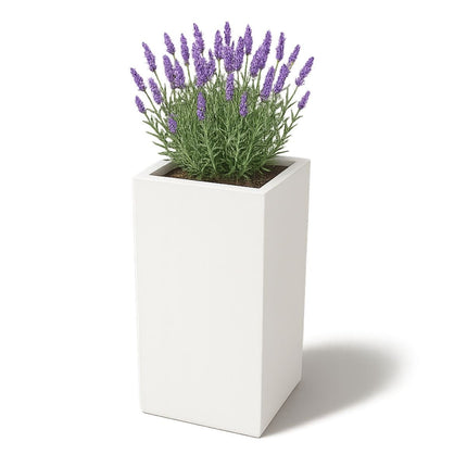 GARDRA Polyester plantenbak 40x40x80 cm - Zuiver Wit (RAL 9010) - Doika - Plantenbak - GARDRA -  - DOIKA-CP-2.2-RAL-9010