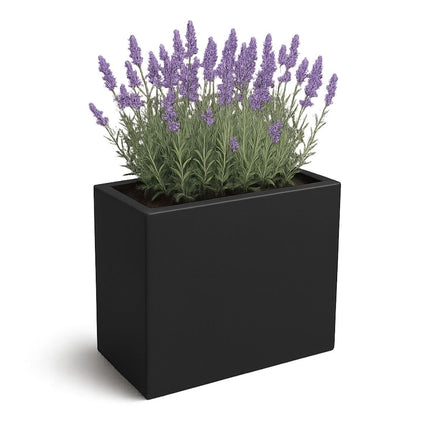 GARDRA Polyester plantenbak 45x30x50 cm - Gitzwart (RAL 9005) - Doika - Plantenbak - GARDRA -  - DOIKA-BP-35-RAL-9005