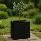 GARDRA Polyester plantenbak 45x30x50 cm - Gitzwart (RAL 9005) - Doika - Plantenbak - GARDRA -  - DOIKA-BP-35-RAL-9005