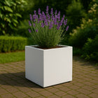 GARDRA Polyester plantenbak 50x50x50 cm - Zuiver Wit (RAL 9010) - Doika - Plantenbak - GARDRA -  - DOIKA-Ap-2-RAL-9010