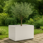 GARDRA Polyester plantenbak 60x40x40 cm - Zuiver Wit (RAL 9010) - Doika - Plantenbak - GARDRA -  - DOIKA-BP-41-RAL-9010