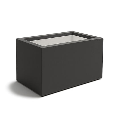 GARDRA Polyester plantenbak 60x40x40 cm - Zwartgrijs (RAL 7021) - Doika - Plantenbak - GARDRA -  - DOIKA-BP-41-RAL-7021